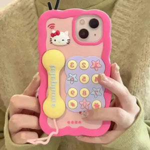 Hello Kitty Telephone Case (For iPhones) - Bear Hugs