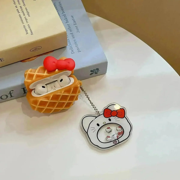 Hello Kitty Waffle Protective Case (For Airpods) - Bear Hugs