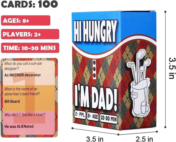 Hi Hungry I'm Dad Card Game - Bear Hugs