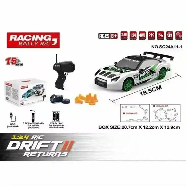 High Speed Remote Controlled Drift Car - Bear Hugs