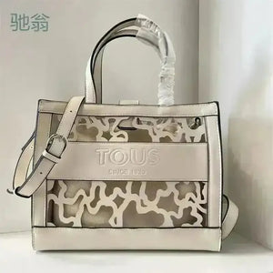 Hollowed-Out Tous Tote Bag - Bear Hugs