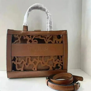 Hollowed-Out Tous Tote Bag - Bear Hugs