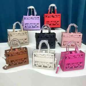 Hollowed-Out Tous Tote Bag - Bear Hugs