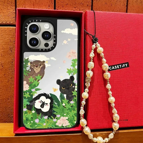 Hongshan Zoo Forest Series Cases (For iPhones) - Bear Hugs