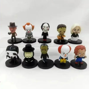 Horror Film Series Action Figure Set (10 pcs) - Bear Hugs