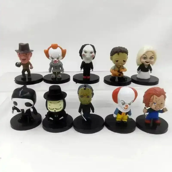 Horror Film Series Action Figure Set (10 pcs) - Bear Hugs
