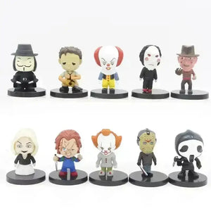 Horror Film Series Action Figure Set (10 pcs) - Bear Hugs