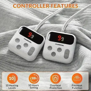 Hot Bed Electric Heated Mattress Pad - Bear Hugs