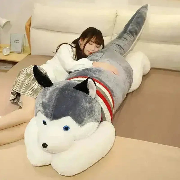 Huge Husky Dog Soft Plush - Bear Hugs
