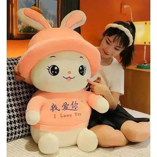 I Love You Rabbit Plushie - Bear Hugs
