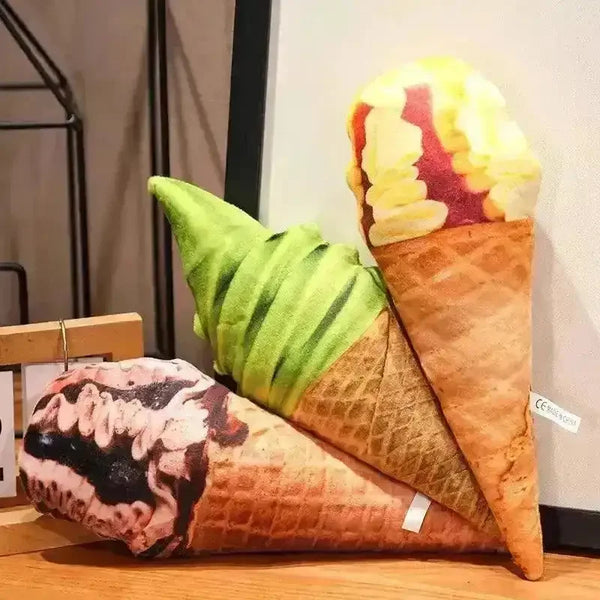 Ice-cream Cone Plushie - Bear Hugs