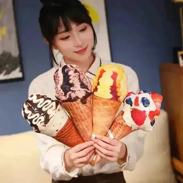 Ice-cream Cone Plushie - Bear Hugs
