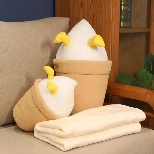 Ice Cream Duck Plush Toy - Bear Hugs