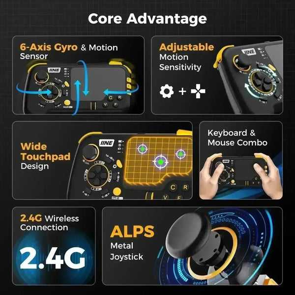 IINE Ungrade Wireless MousePad Controller - Bear Hugs