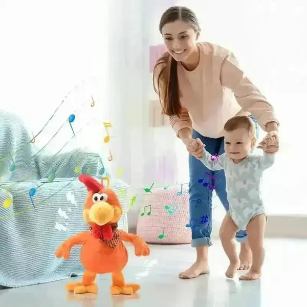 Interactive Chicken Plush Toy (30 cm) - Bear Hugs