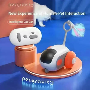 Interactive Dual-Mode Cat Teasing Toy Car - Bear Hugs