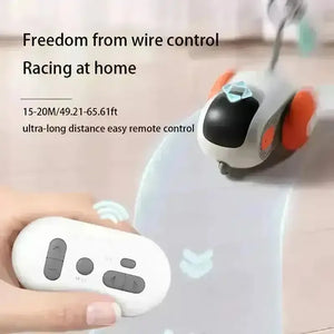 Interactive Dual-Mode Cat Teasing Toy Car - Bear Hugs
