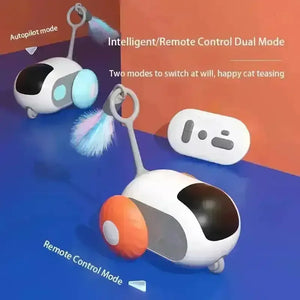 Interactive Dual-Mode Cat Teasing Toy Car - Bear Hugs