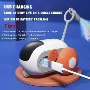 Interactive Dual-Mode Cat Teasing Toy Car - Bear Hugs