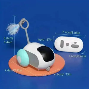 Interactive Dual-Mode Cat Teasing Toy Car - Bear Hugs