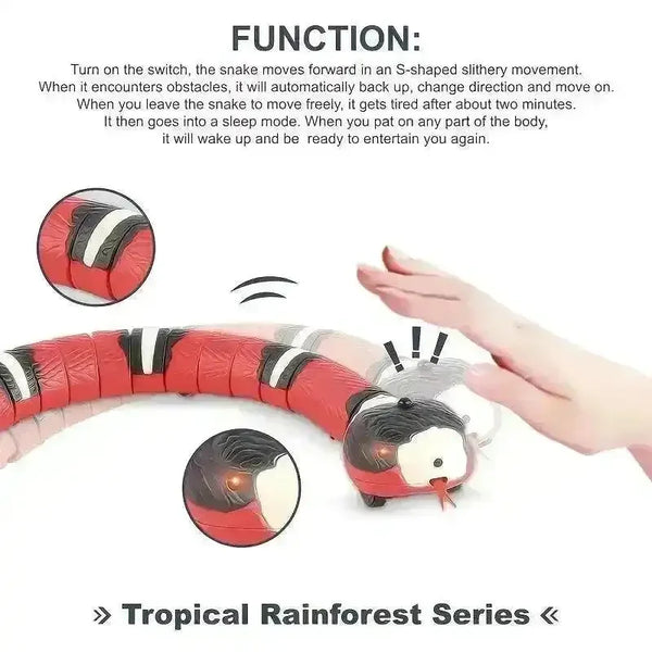 Interactive Obstacle Sensing Snake - Bear Hugs