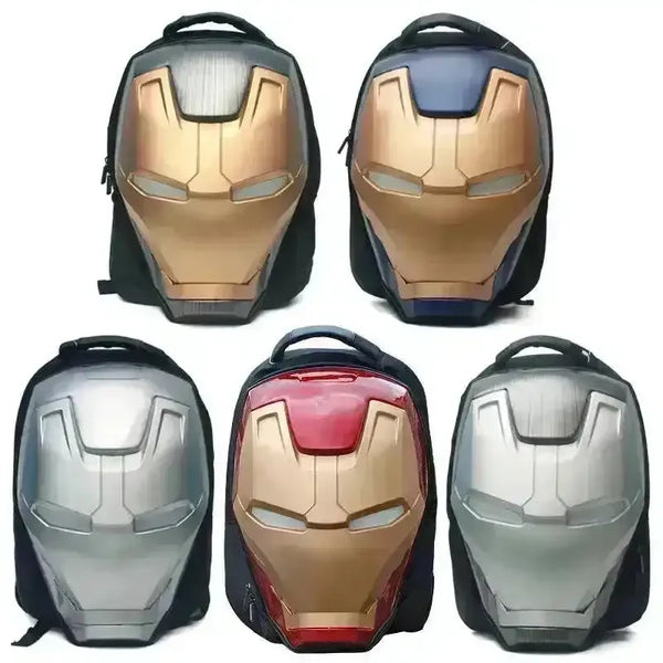 Iron Man 3D Glowing Backpack For Kids and Adults - Bear Hugs