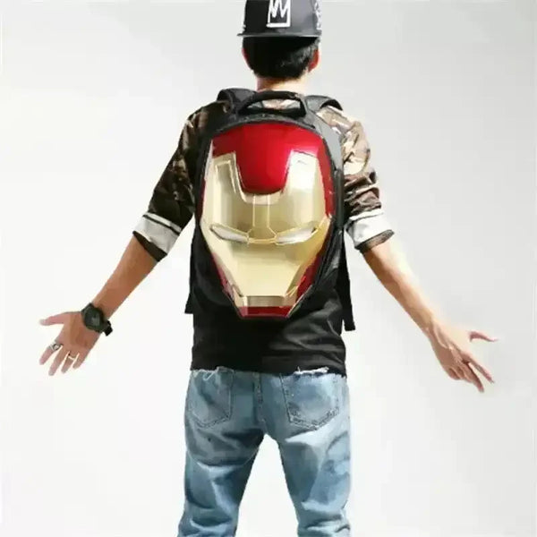 Iron Man 3D Glowing Backpack For Kids and Adults - Bear Hugs