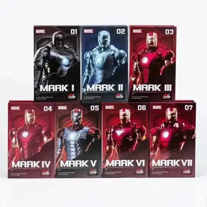 Iron Man Mark 1 to Mark 85 Garage Style Suits - Bear Hugs