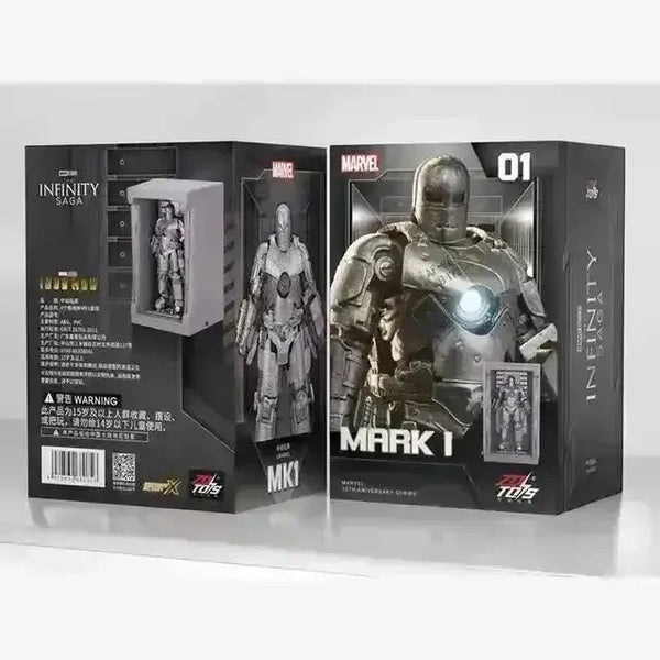 Iron Man Mark 1 to Mark 85 Garage Style Suits - Bear Hugs
