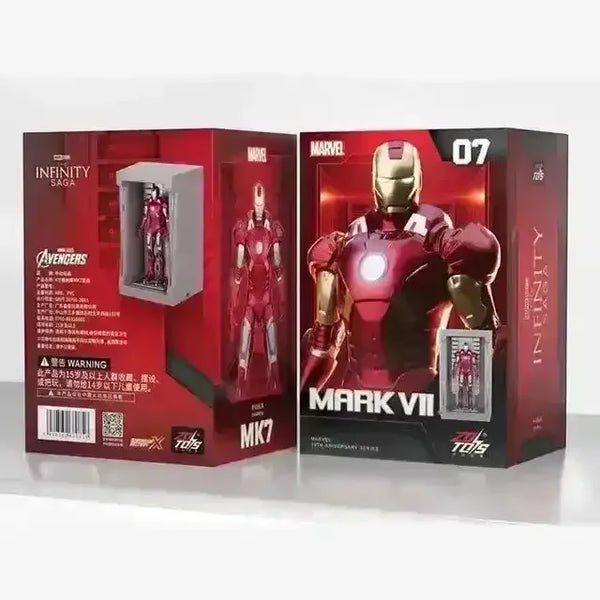 Iron Man Mark 1 to Mark 85 Garage Style Suits - Bear Hugs