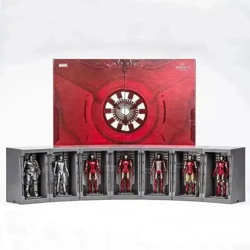 Iron Man Mark 1 to Mark 85 Garage Style Suits - Bear Hugs