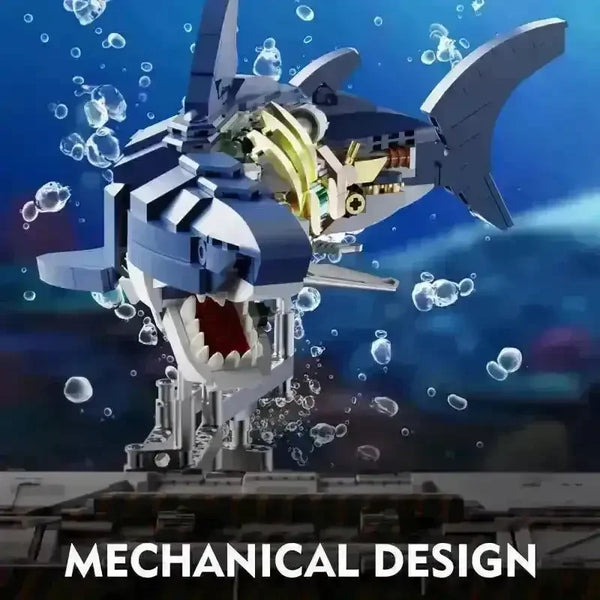 Jaw-some Shark Building Set (687 Pcs) - Bear Hugs