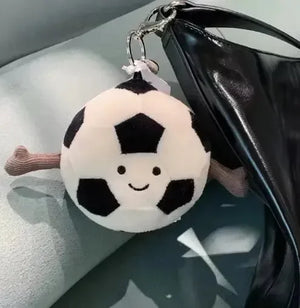 Jellycat Happy Football Plush Keychain - Bear Hugs