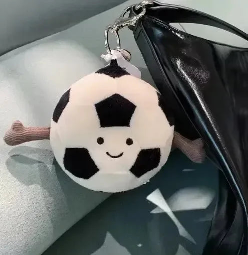 Jellycat Happy Football Plush Keychain - Bear Hugs