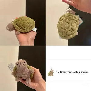 Jellycat Mr. Timmy Turtle Plush Keychain - Bear Hugs