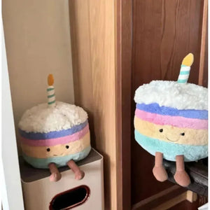Jellycat Rainbow Birthday Cake Plushie (26 cm) - Bear Hugs