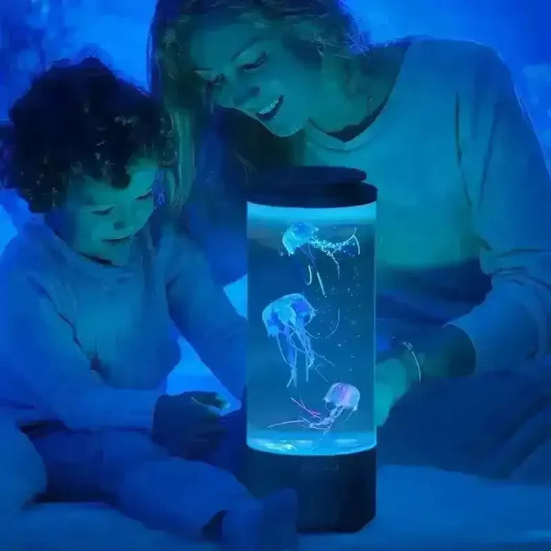 Jellyfish Aqua Tube Speaker Night Light - Bear Hugs