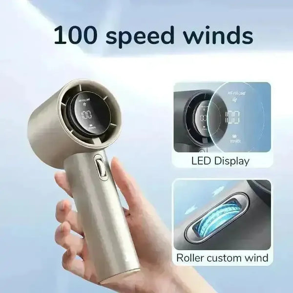 JisuLife FA53 Handheld Turbo Fan - Bear Hugs