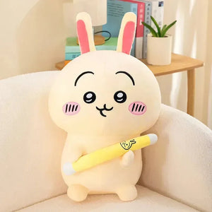 Jiyi Kawa Cat and Rabbit Plushies - Bear Hugs