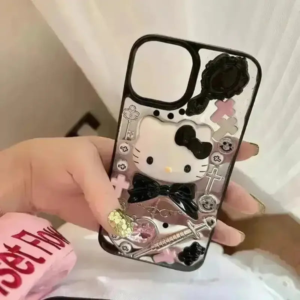 Kawaii Hello Kitty Transparent Case (For iPhones) - Bear Hugs