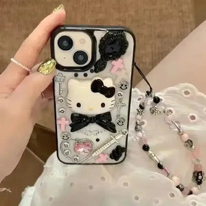 Kawaii Hello Kitty Transparent Case (For iPhones) - Bear Hugs