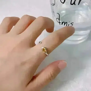 Kawaii Sanrio Characters Silver Ring - Bear Hugs