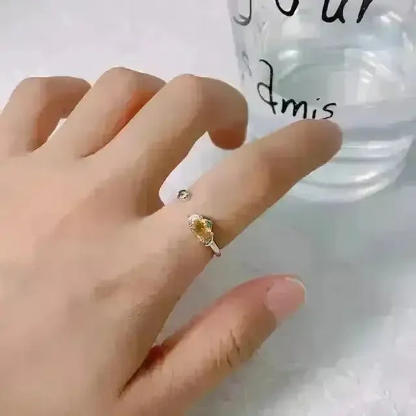 Kawaii Sanrio Characters Silver Ring - Bear Hugs
