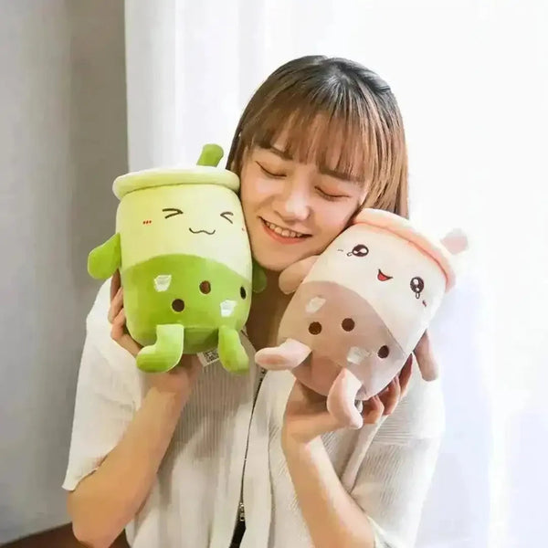 Kawaii Sipper Soft Boba Tea Plushie - Bear Hugs
