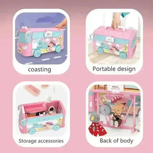 Koala Tour Bus Pretend Play Kids Set - Bear Hugs