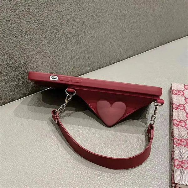 Korean Crossbody Bag Phone Case (For iPhones) - Bear Hugs