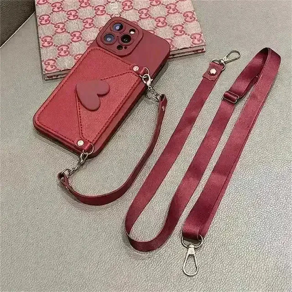 Korean Crossbody Bag Phone Case (For iPhones) - Bear Hugs