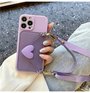 Korean Crossbody Bag Phone Case (For iPhones) - Bear Hugs