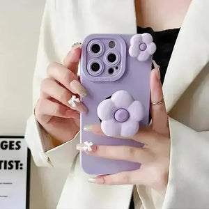 Korean Flower Phone Case (For Samsung) - Bear Hugs