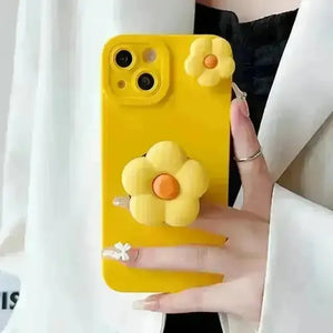 Korean Flower Phone Case (For Samsung) - Bear Hugs